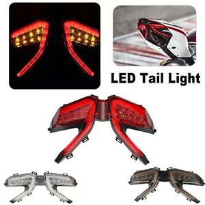 Luz trasera LED para DUCATI Panigale 899 959 1299 1199/S/R Integrated Turn Signals - Imagen 1 de 17