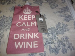 Tragetasche + Able Marke "Keep Calm & Drink Wine" Kantine Neu mit Etikett - Bild 1 von 6