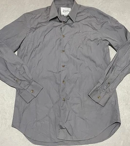 Vivienne Westwood Mens Shirt Grey Size IT 50 UK L Collared Lightweight - Picture 1 of 9
