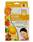 MITOMO Brightening Vitamin Facial Essence Mask 6 Sheets 