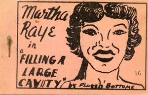 Vintage Tijuana Bible Martha Ray in Filling Large  8 Pages 4" x 21/2" - Picture 1 of 2