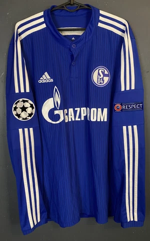 SCHALKE 04 2014/2015 UEFA CHAMPIONS LEAGUE SOCCER FOOTBALL SHIRT JERSEY SIZE XL Cover