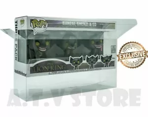 ATV Protector / Case / Display Box  for 3 Pack Lion King Funko Pop Vinyl  - Picture 1 of 8