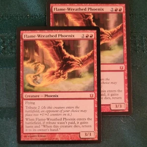 x2 Fenice Coronata di Fiamma ~ Nata dagli Dei [Ottima] [Magia MTG] - Foto 1 di 2