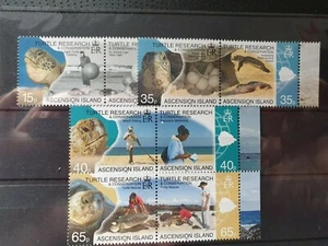 Ascension 2009 Turtle Research & Conservation and Birth Cent of Dr Carr set, MNH - Picture 1 of 1
