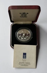Faith and Truth / Großbritannien 5 Pounds 1993 PP , Silber ~ Elisabeth II. - Bild 1 von 2