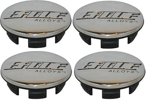 4 CAP DEAL CHROME EAGLE ALLOYS WHEEL RIM CENTER CAPS 3087 MADE IN KOREA 138  - Picture 1 of 2