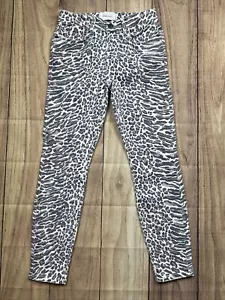 Jeans donna Current Elliott The Stiletto colore deformato gay/nero taglia 24 - Foto 1 di 6