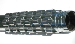 Set of six stovepipe Heat Exchanger Stove Pipe Reclaim Recovery Radiator 3.6 in - Picture 1 of 9