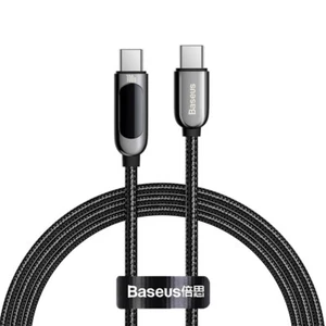 Baseus 100W USB Type-C To Type-C Fast Charger Cable Data Cord For Samsung/Huawei - Picture 1 of 13