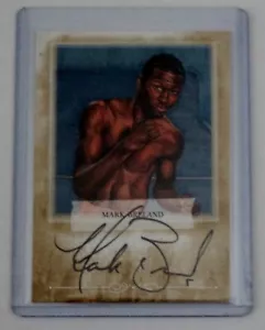 Mark Breland Ringside Mecca Auto Gold Version 2009 Sportkings Boxing card - Picture 1 of 2