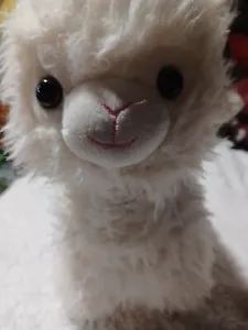 Stuffed White Llama - Picture 1 of 5