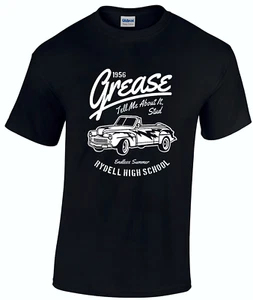 GREASE 1956 T Shirt Grease John Travolta T Bird Men Kids  Rydell High 80s Retro - Picture 1 of 12