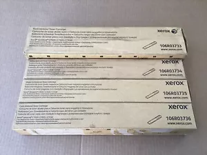 NEW! Lot of 4, Xerox 106R03733/34/35/36 K/C/M/Y Toner Cartridge - Picture 1 of 2