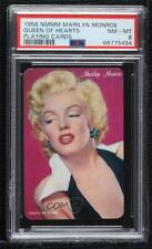 1956 NMMM Marilyn Monroe Playing Cards 5 of Hearts POP 2 PSA 10 Gem Mint