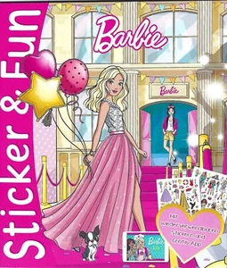 Barbie - Sticker & Fun mit wiederverwendbaren Sticks und Gratis App-Neu - Bild 1 von 1