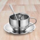 Insulated Espresso Mug Tableware with Saucer and Spoon,