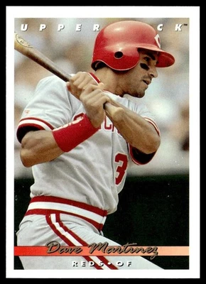 1993 Upper Deck Dave Martinez Cincinnati Reds #400 - Image 1 of 2