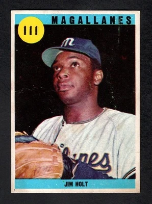 1970 Ovenca Venezuelan Card #111 Jim Holt Navegantes Del Magallanes GD-VG - Image 1 of 2