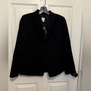 J. CREW Damen Blazer schwarz Broadway offen Größe 4 NEU - Bild 1 von 6
