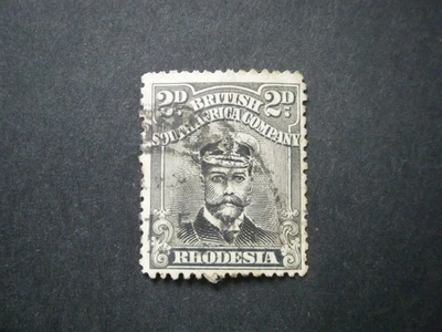 Rhodesia - BSAC KGV 1917 2d black & grey-black SG255 G-FU - Image 1 of 2