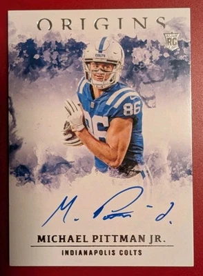 2020 Panini Origins Michael Pittman Jr. #RA-MP Rookie Auto, Indianapolis Colts - Image 1 of 2