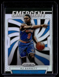 Panini Prizm #27 RJ Barrett 2019-20 plata emergente - Imagen 1 de 2