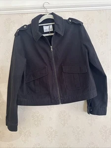 Hush Womens Black Cotton Jacket, Size 10 - Picture 1 of 4