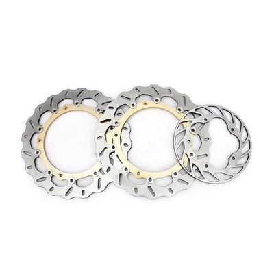 2 Front 1 Rear Brake Rotors Discs For BMW S 1000 RR 2009-2015 S 1000 R 2014-2017 Foto 1 de 4