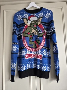 The Gremlins Christmas Jumper Primark Movie Merchandise Sweater Retro, Size M - Picture 1 of 6