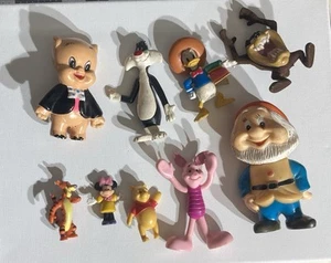 VTG Mixed Animation Toys Lot Junk Drawer Looney Tunes Disney Winnie - Picture 1 of 13