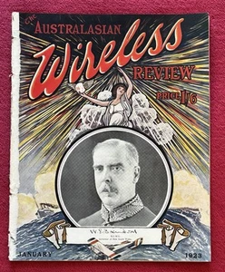 THE AUSTRALASIAN WIRELESS REVIEW MAGAZINE - JANUAR 1923 - RARE ISSUE # 1 - Bild 1 von 12