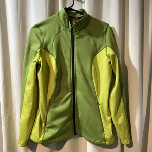 KLIM SUNDANCE JACKET  OFF ROAD PERIDOT GREEN  MID LAYER SNOWMOBILE SIZE LG EUC - Picture 1 of 10