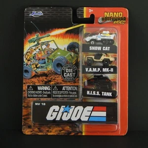 Jada Nano Hollywood Rides GI Joe Snow Cat VAMP MK2 HISS Tank - Picture 1 of 7