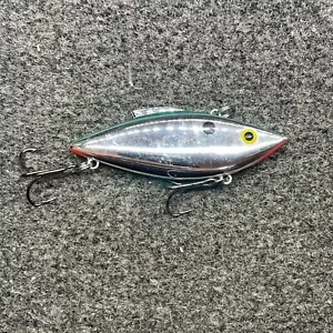 Bill Lewis Rat-L-Trap 1/2oz Lipless Crankbait Fishing Lure - Chrome Green RT25G - Picture 1 of 8