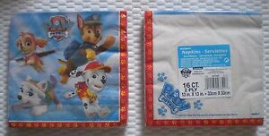 16 Unique Brand  PAW PATROL Paper Luncheon Napkins Marshall Chase Skye 