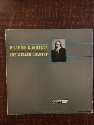 Brahms Quartets~No. 1 & 2~The Weller Quartet, Vinyl Album - Image 1 of 4