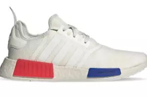 Adidas NMD_R1 White Red Blue Rare HQ4451 8 9.5 Sneakers Shoes NMD V1 R1 V2 V3 R2 - Picture 1 of 9