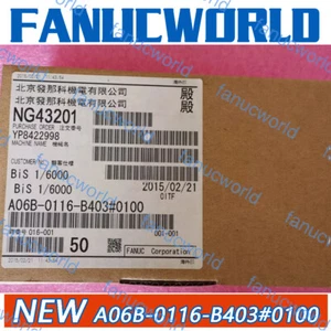 FANUC A06B-0116-B403#0100 Servo Motor A06B0116B403#0100 New Expendited Shipping - Picture 1 of 4