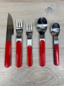 Dansk *  SUMMERHOUSE Summer House Red Stainless Flatware  - NEW - CHOICE (BX) - Picture 1 of 2