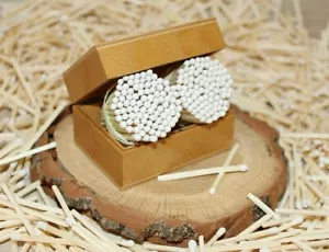 500pcs white tipped wedding party jar candle crafts safety matches 1,95" 4,9cm - Picture 1 of 12