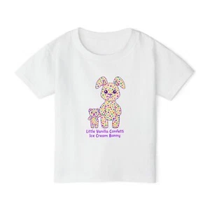 Little Vanilla Confetti Ice Cream Bunny Toddler T-shirt - Picture 1 of 5