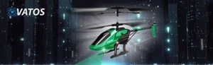VATOS RC Helicopter Remote Control Helicopter with LED Light Toy Gift for Kids - Picture 1 of 3