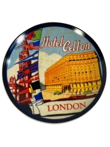 Vintage  Boston Warehouse Trading Co  2004 Collector's Plate Hotel Cellon-LONDON - Picture 1 of 5