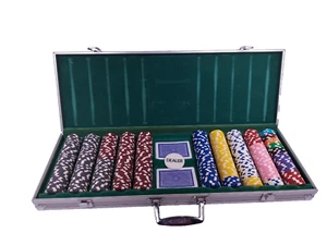 Huge Casino Quality Heavy Composite Poker Chip Set with Metal Case - Collectible - Picture 1 of 6