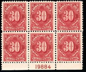 USAstamps Unused XF US 1917 Postage Due Star Strip Scott J66 OG MLH SCV $900+ - Picture 1 of 2