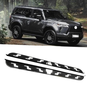 Running Board fits for Lexus GX550 2024 2025 Side Step 2PCS NerfBars Silver Edge - Picture 1 of 11