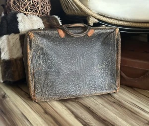 Vintage Antik Hartmann Knockabout Leder Koffer Koffer Reisegepäck Reisetasche - Bild 1 von 20