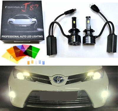 LED Kit F15 140W H7 4300K Stock Two Bulbs Headlight Low Beam Replace Upgrade Fit - Image 1 of 4