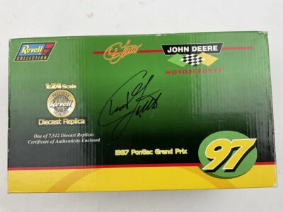Firmado Chad Little Nuevo ERTL 1997 John Deere Coche de Carreras Pontiac Grand Prix  Foto 1 de 4